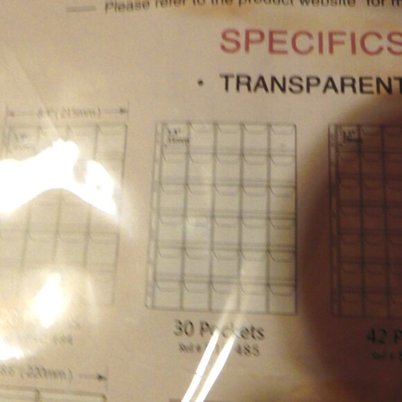 NEW in PKG - 10 PAGES of 30 POCKETS for COIN COLLECTION - Picture 3 of 4